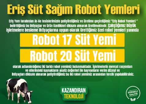 ROBOT BESLEMESİ ve ROBOT YEMLERİMİZ